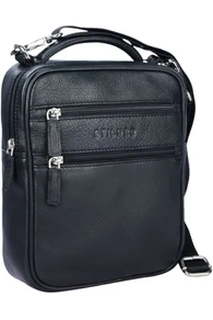 STILORD Schultertasche "Mats" Herren Handtasche Leder Vintage schwarz