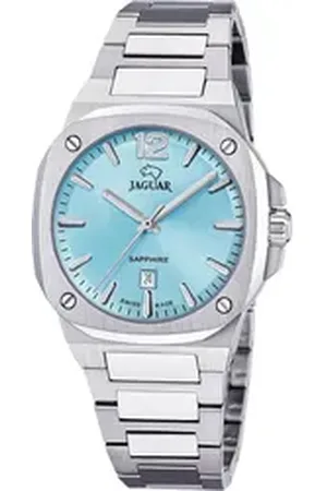 Jaguar Quarzuhr Damenuhr Edelstahl silber , (Analoguhr), Damen Armbanduhr rund, Edelstahlarmband silber silberfarben