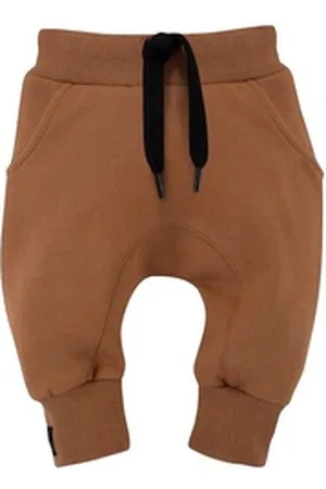 Pinókio Pumphose Haremshose Schlupfhose » lange Babyhose Sweathose (1-tlg) LE TIGRE Patch braun 62