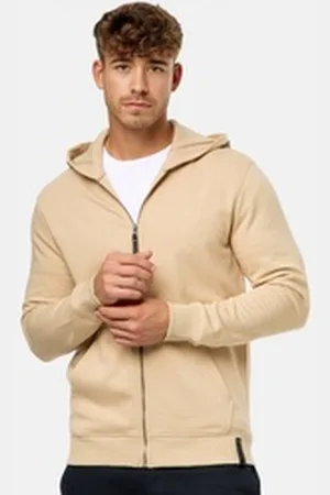 INDICODE Kapuzenpullover INMobil beige L