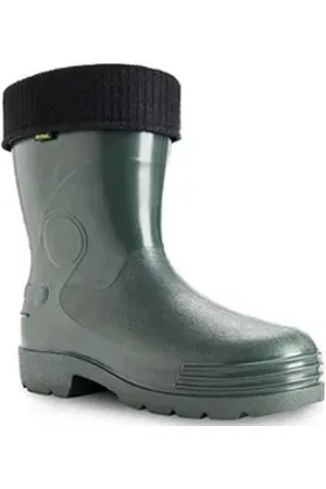 Demar Gummistiefel Herren Gefüttert Rutschfeste Winterstiefel Wasserdicht Gummistiefel grün 43 EU