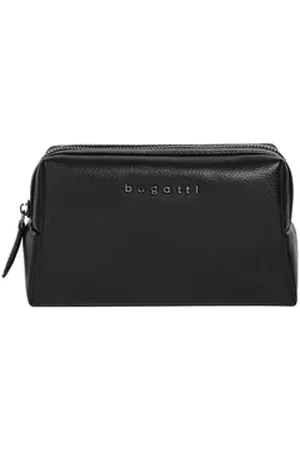 Bugatti Kosmetiktasche BELLA, echt Leder schwarz