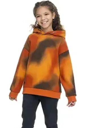 Ragwear Sweater Elinka Ombre stylisches Mädchen Sweatshirt mit coolem Muster bunt|rot 128