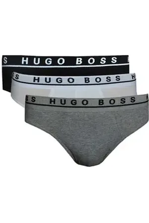 HUGO BOSS BOSS Slip Sportslip Minislip Brief Cotton (3-St) bunt|grau|schwarz S