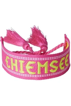CHIEMSEE Armband Armband mit Logo und Quastenverschluss 1 (1-tlg) rosa
