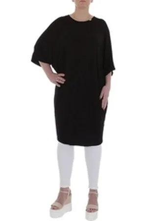 Ital-Design Tunikashirt Damen Freizeit (85915835) Top & Shirt in Schwarz schwarz S/M