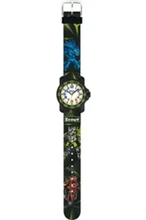 Scout Quarzuhr Action Boys, 280376041, Armbanduhr, Kinderuhr, Lernuhr, Geschenkidee,Schulanfang,Jungen,Aktion schwarz