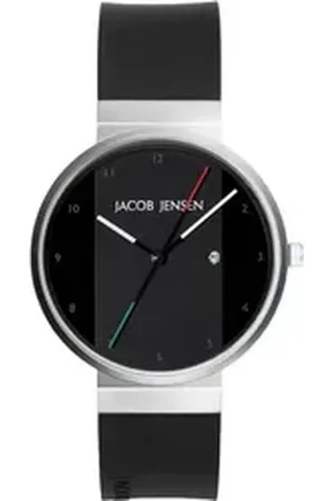 Jacob Jensen Titanuhr Titanium Series NEW Herren 35mm Titanuhren, langer Sekundenzeiger