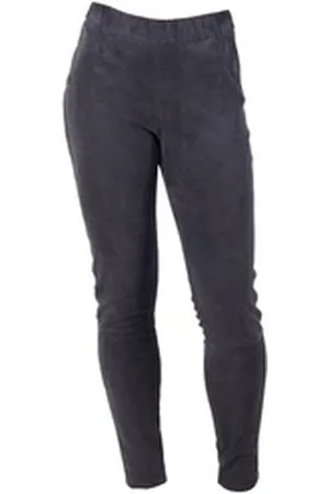 Maze Lederhose 4202171 grau XL