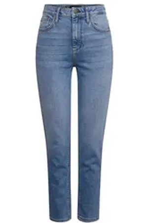 Y.A.S 5-Pocket-Jeans Damen Jeans YASZEO Slim Fit (1-tlg) blau 32/32