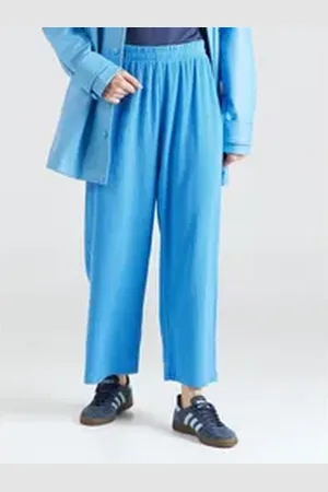 B YOUNG 7/8-Hose ROSA (1-tlg) Drapiert/gerafft blau XL