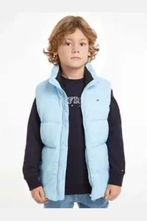 Tommy Hilfiger Steppweste ESSENTIAL PADDED VEST Kinder bis 16 Jahre mit Logostickerei blau 16 (176)