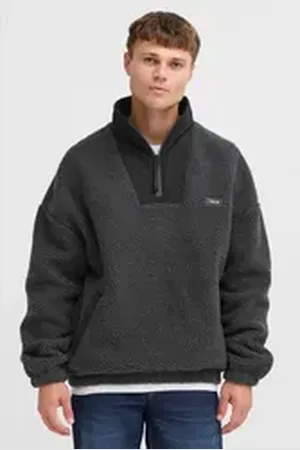 Solid Fellimitatjacke SDMARKMANN modische Jacke grau 3XL