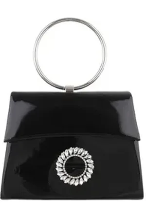 Ital-Design Schultertasche Sehr kleine, Damentasche handtasche schultertasche mit strass in Schwarz schwarz