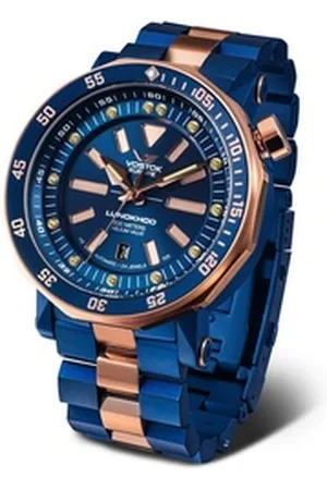Vostok Automatikuhr Lunokhod 2 Herrenuhr 49 mm, Edelstahlband, 620E632B, Robuste Herren-Armbanduhr