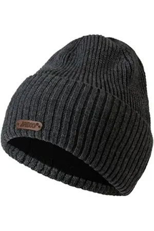 ARECO Strickmütze Erw-Beanie 7145 GRAU grau