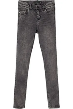NAME IT Skinny-fit-Jeans Mädchen Cropped Jeans im 5-Pocket-Style grau 152