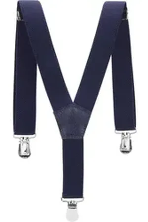 Ladeheid Hosenträger Kinder Hosenträger 60 cm x 2,5 cm S2 (1-St) blau