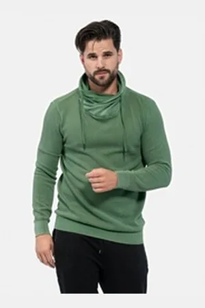 Key Largo Stehkragenpullover MST LECH tube grün L