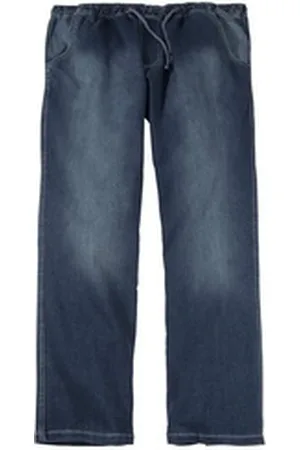 ABRAXAS Stretch-Jeans XXL Schlupf-Stretchjeans stone washed blue blau 4XL