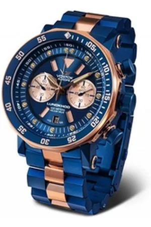 Vostok Chronograph Lunokhod 2 Grand Chrono – 49 mm Edelstahlband, 620E631B, Robuste Herren-Armbanduhr