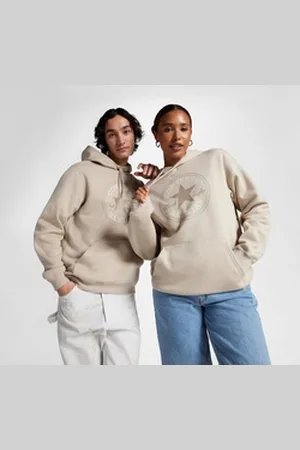 Converse Kapuzensweatshirt STANDARD FIT CENTER FRONT LARGE CHUCK Unisex grau S