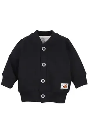 NINI 2-in-1-Strickjacke Jacke Hund (1-tlg) braun|schwarz 86 (12-18 Monate)