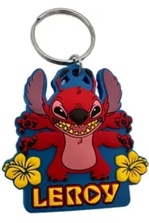 Disney Schlüsselanhänger Schlüsselanhänger Lilo& Stitch Leroy, Schlüsselanhänger Haustierschlüsselanhänger Geschenk Hund Frau Herren bunt