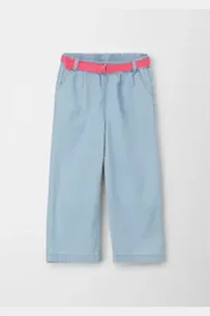 QS by s.Oliver 5-Pocket-Jeans Jeans / Loose Fit / Mid Rise / Wide Leg Waschung blau 110