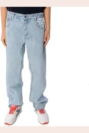 Dada Loose-fit-Jeans Hose Minimalist, G 33, F light blue blau 33