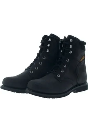 Harley davidson HARLEY-DAVIDSON D97025 Herren Schnürstiefel Schwarz Bikerboots CE zertifiziert schwarz 46 EU