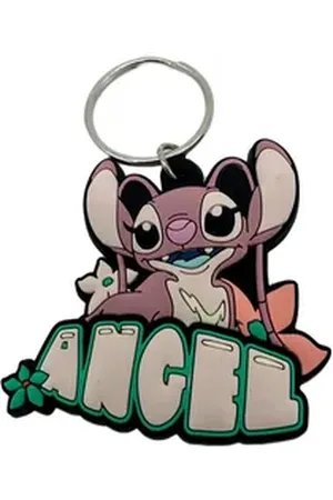Disney Schlüsselanhänger Schlüsselanhänger Lilo& Stitch Angel, Schlüsselanhänger Haustierschlüsselanhänger Geschenk Hund Frau Herren bunt