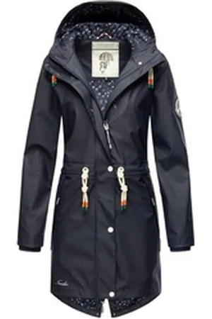 Navahoo Regenjacke Tropical Stormoo Wasserdichter Damen Outdoor Regenmantel blau XL (42)