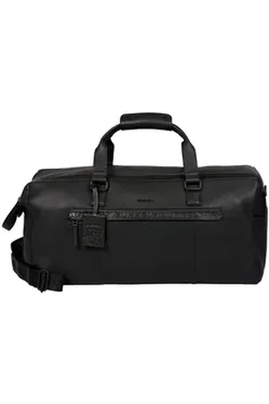 Burkely Reisetasche Minimal, aus echtem Leder schwarz