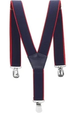 Ladeheid Hosenträger Kinder Hosenträger 60 cm x 2,5 cm S2 (1-St) blau