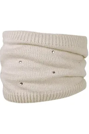 maximo Loop, Stricktube mit Glitzersteinen für Mädchen beige