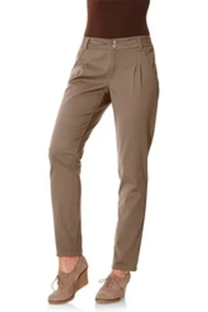 Heine Jerseyhose Chinohose Innenbeinlänge ca. 73 cm braun 34