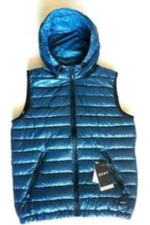 DKNY Daunenweste Herren Westen Jacke, Donna Karan New York Steppjacke Westen
