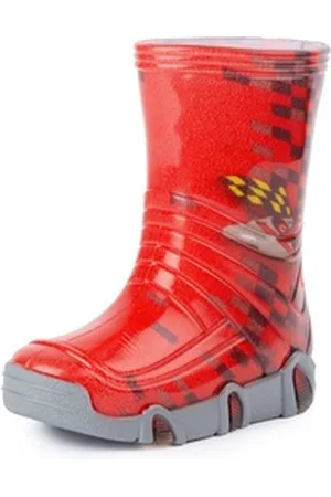 Ladeheid Kinder Regenschuhe SwkBW Gummistiefel bunt|rot 25-26 EU