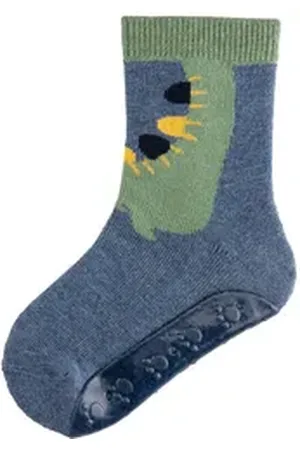 Sterntaler ® ABS-Socken Fliesen Flitzer AIR Dino weiß 18