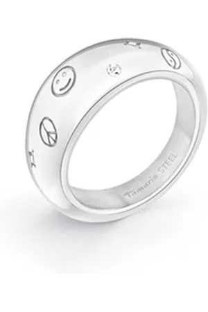 Tamaris Fingerring Edelstahl silberfarben 54