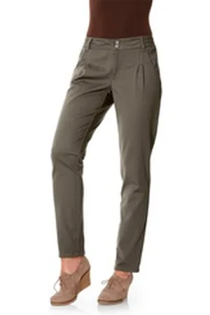 Heine Jerseyhose Chinohose Innenbeinlänge ca. 73 cm grün 22