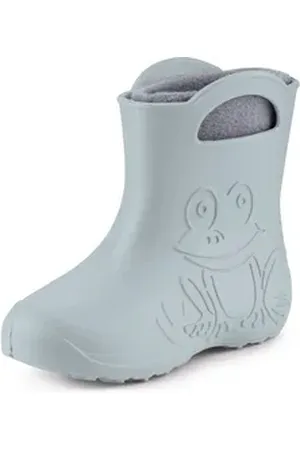 Ladeheid EVA federleichte Regenschuhe LA-CA-03 Kinder Gummistiefel mit herausnehmbares Innenfutter grau 28-29 EU
