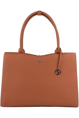 Socha Laptoptasche Straight Line 15.6 Zoll, elegante Businesstasche/Laptoptasche für Damen braun