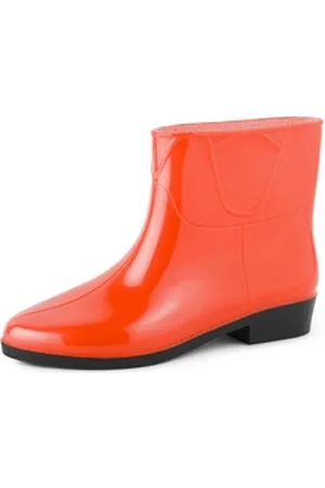 Ladeheid Damen Kurze Gummistiefel LAZT201801 Gummistiefel orange 39 EU