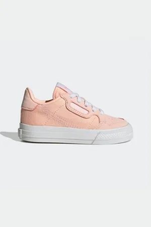 adidas Originals Kleinkinder Continental Vulc EL I - Clear Orange / Ftwr White Sneaker orange UK 5 1/2K / EU 22