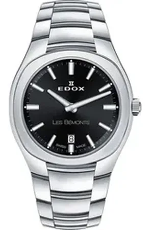 Edox Quarzuhr 57004-3-NIN Les Bemonts Damenuhr 30mm 3ATM 57004-3-NIN Les Bemonts Damenuhr 30mm 3ATM