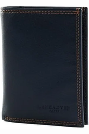 Lancaster Geldbörse Homme blau M | 10 cm x 12 cm x 1.5 cm