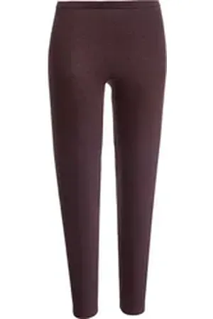 CON-TA Conta Lange Unterhose Damen-Thermo-Unterhose, lang Feinripp Streifen rot 50