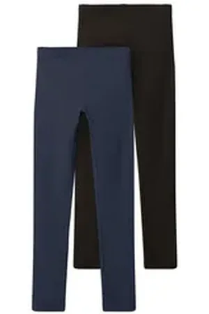 NAME IT Leggings Vivian (2-tlg) blau|schwarz 134/140